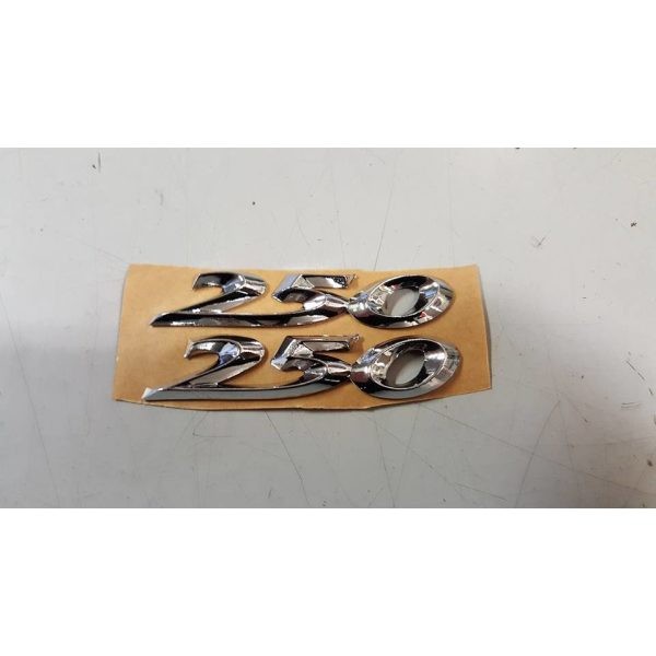 621563 TARGHETTA "250" (X9)
