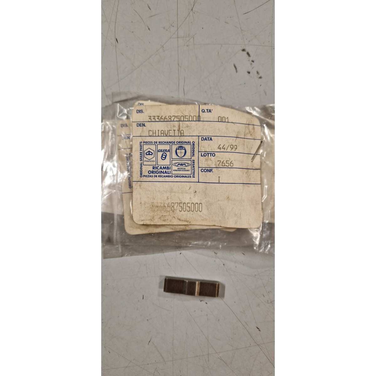 3336687505000 CHIAVETTA CAMBIO (PORTER 1000) - immagine 1