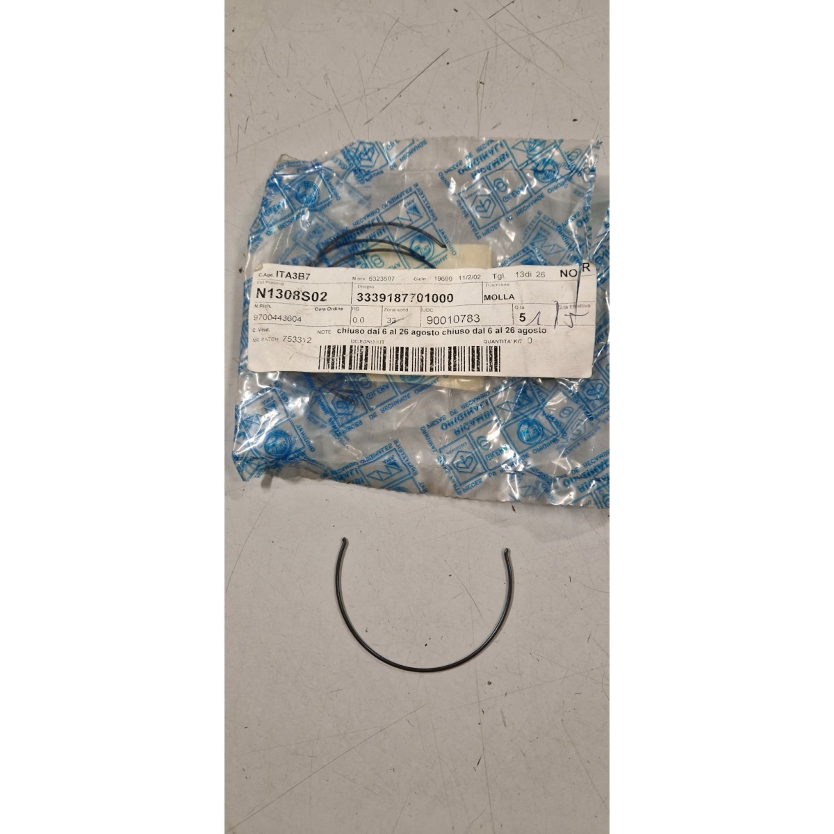 3339187701000 MOLLA CAMBIO (PORTER 1000) - immagine 1