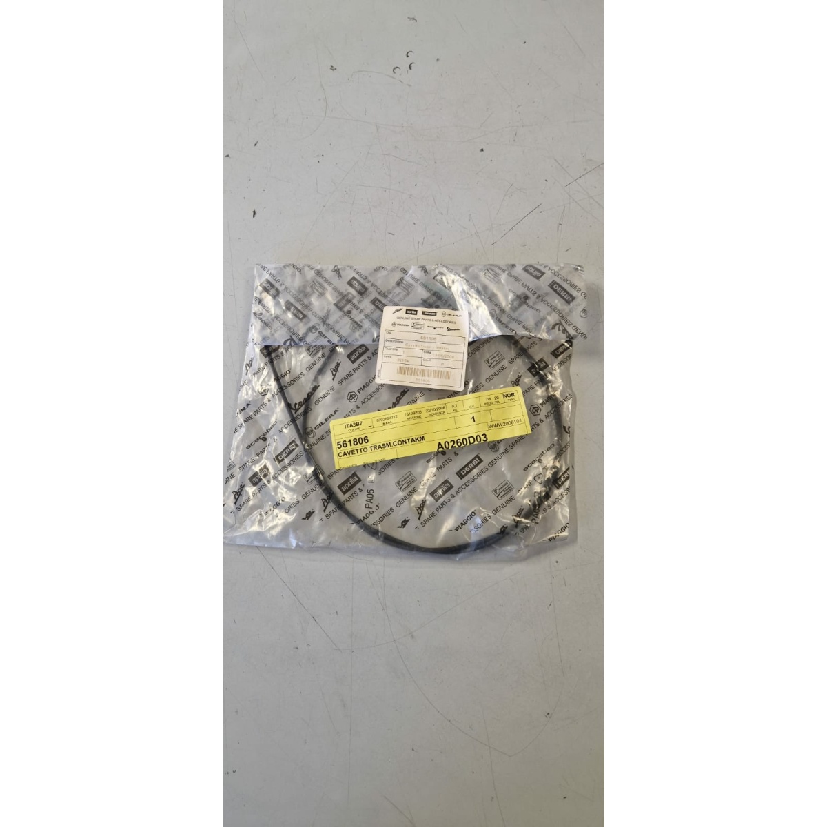 561806 CORDA CONTA KM (VESPA ET2-ET4) - immagine 1